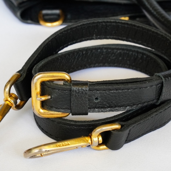 D21❤️Prada Convertible Open Tote Vitello Daino - Picture 10 of 13